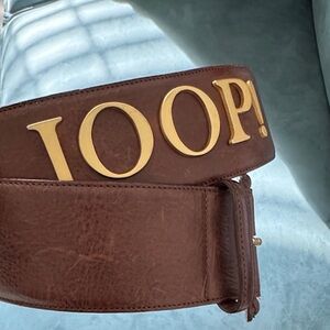 Women's Brown Leather Belt